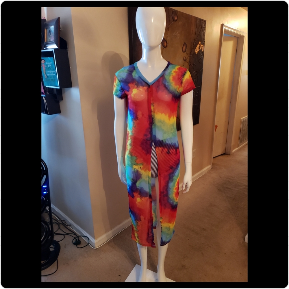 Tye Dye Sheer Top